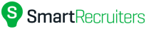 SmartRecruiters logo featuring a light bulb symbol and modern typography in green and black colors, Professional recruitment solutions branding