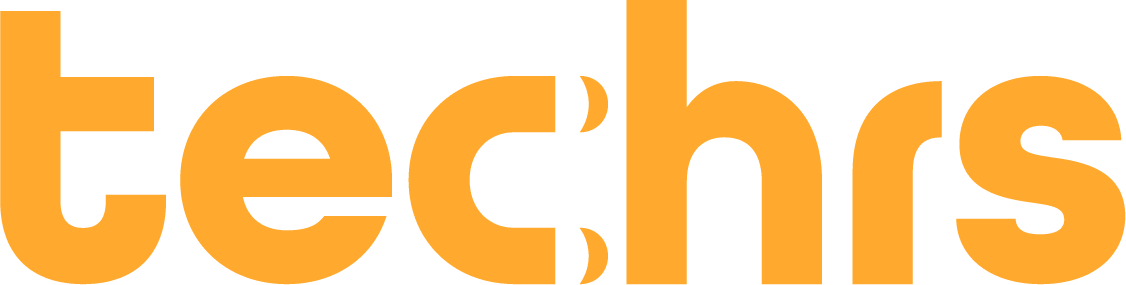 techrs logo in bold orange font, modern design, emphasizing technology and innovation, bold orange typography, modern tech branding