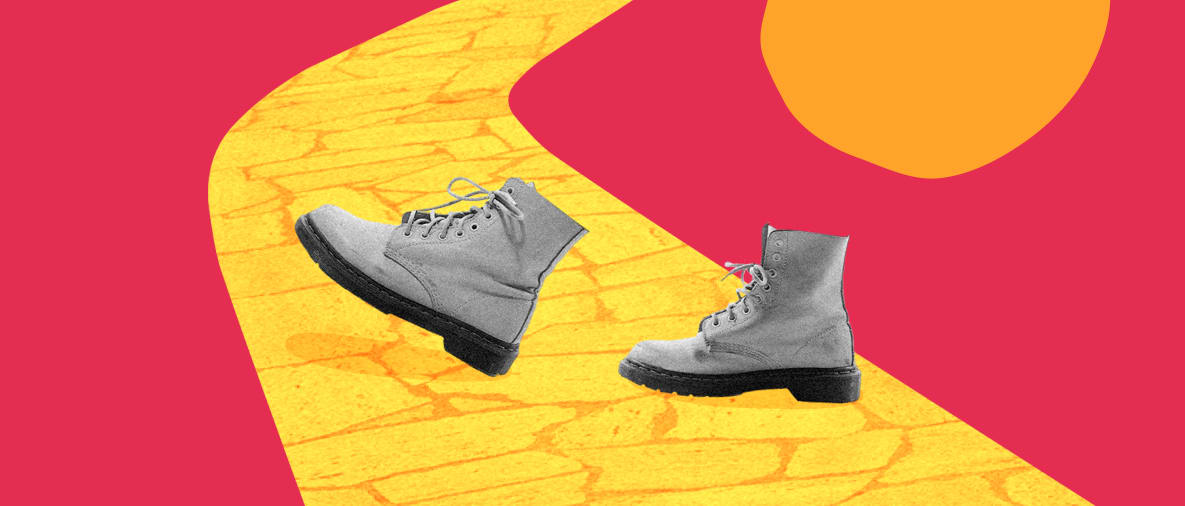 boots, colorful-background