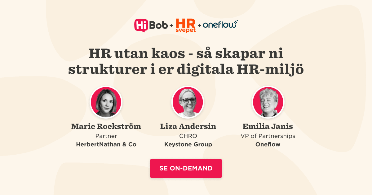 HR session featuring Marie Rockström, Liza Andersin, and Emilia Janis. Focus on digital HR solutions. SE ON-DEMAND., HRsession, digitalHRsolutions
