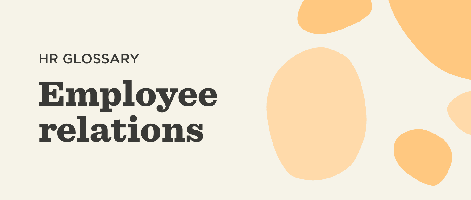 What is employee relations?