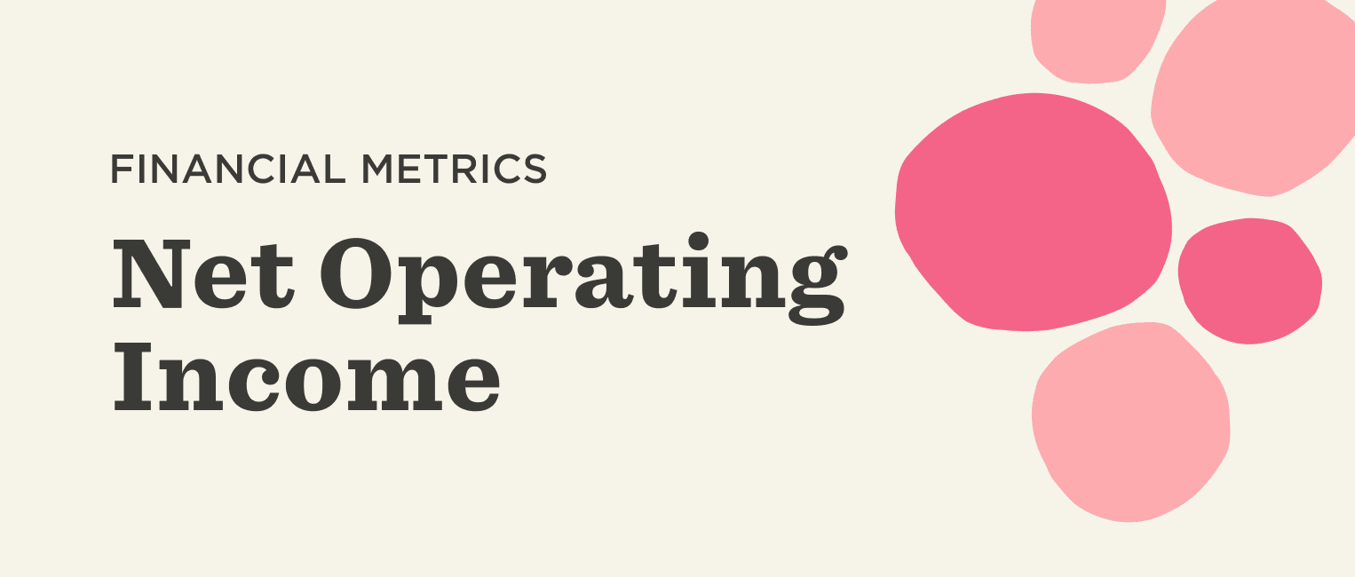 Financial metrics visual featuring 