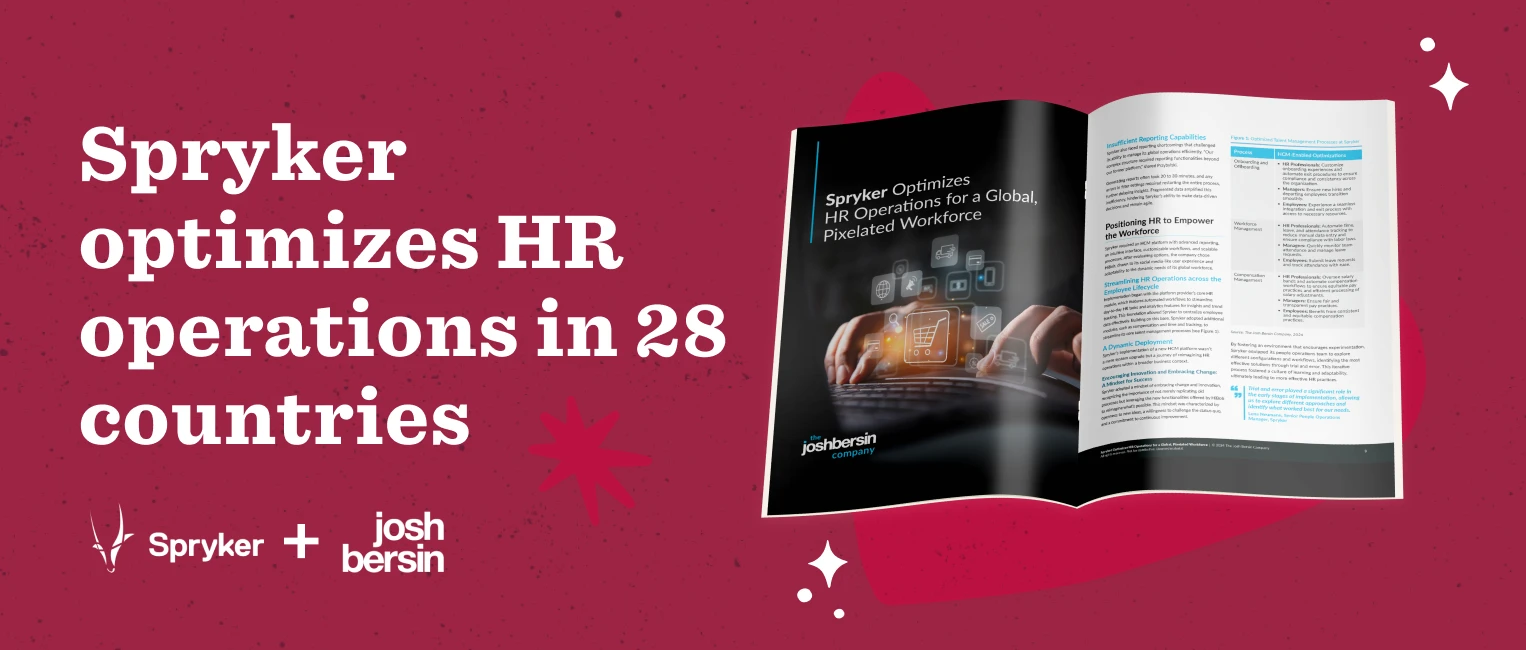 Spryker optimizes HR ops globally in 28 countries; showcases a report with key insights and strategies for workforce management., HR optimization, global workforce report
