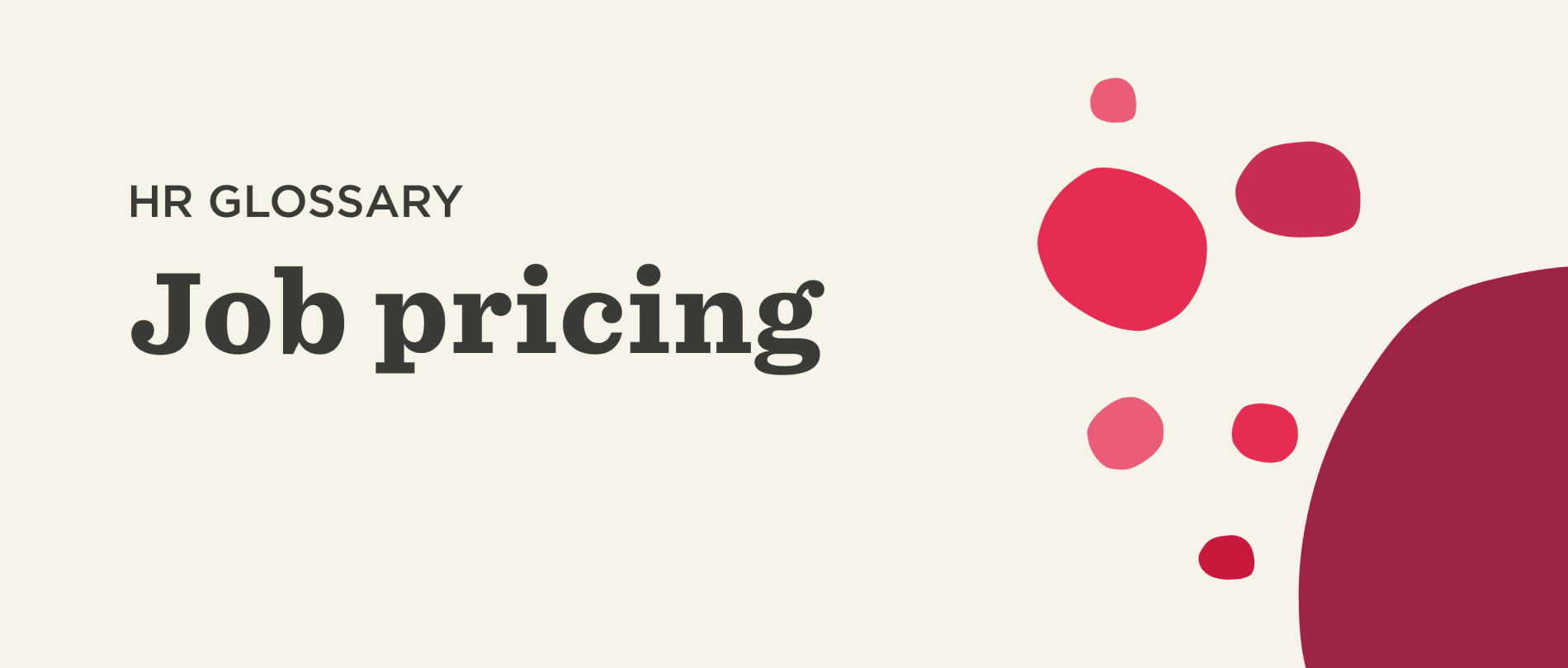 Job pricing