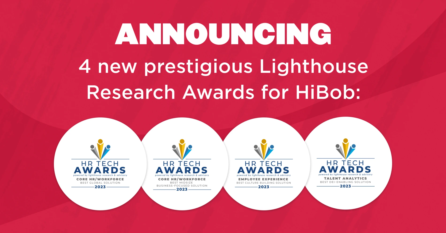 announcing, hiBob, lighthouse research awards, HR Tech Awards 2023