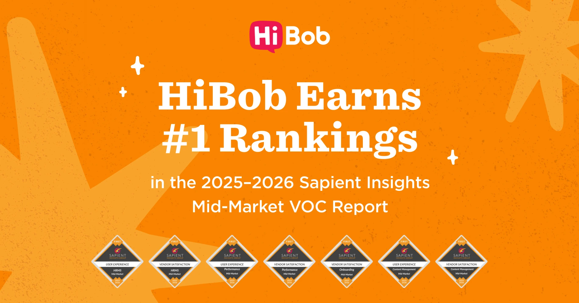 HiBob, #1Rankings, SapientInsights, 2025-2026