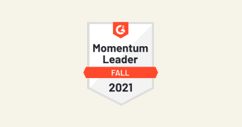 momentum-leader-badge, G2-fall-2021-award