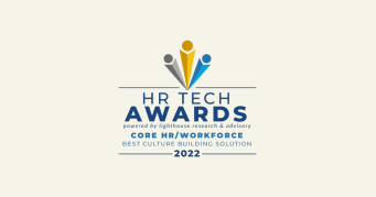 HR Tech Awards logo featuring three people icons in vibrant colors, recognizing top HR technology solutions for 2022., HRTechAwards, BestHRTech2022