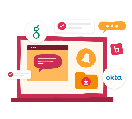 laptop-screen-with-messages-and-icons, communication-tools-and-integrations