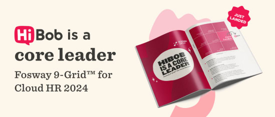 HiBob core leader in Fosway 9-Grid™ for Cloud HR 2024, featuring magazine cover and key rating insights. , HiBob, Fosway 9-Grid