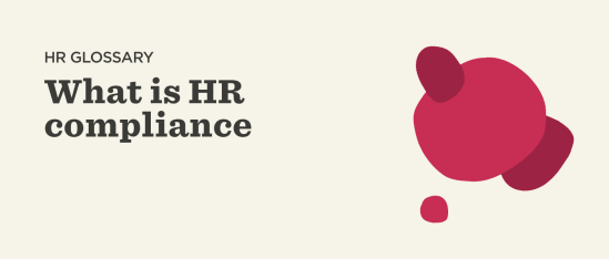 HR glossary with a bold title 