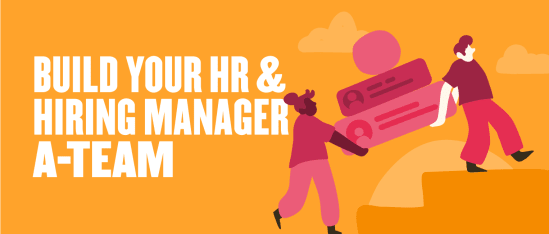 build-your-hr-hiring-manager-team, illustration-of-people-carrying-resources-on-orange-background