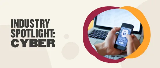 industry spotlight cyber security mobile login screen, user entering credentials on smartphone with laptop background