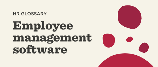 HR glossary title design featuring 
