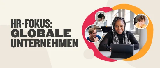 HR-Fokus: Globale Unternehmen, diverse professionals engaging with digital tools in a modern workspace, diverse professionals, digital tools