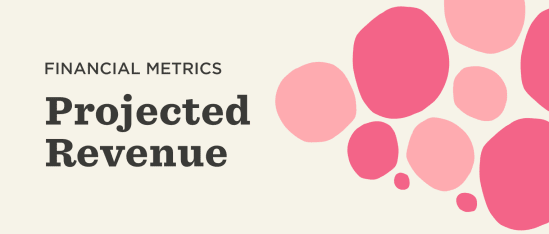 Financial metrics graphic featuring 