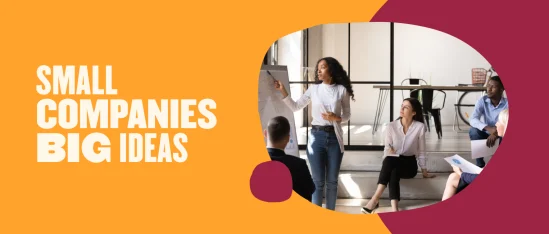 Kleine Unternehmen, Ideen, Präsentation, Teamarbeit, moderne Büroumgebung, Diversity, Kreativität, Innovation, Zusammenarbeit