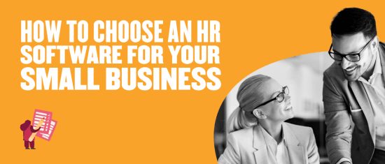 HR software selection guide for small businesses featuring a cheerful team collaboration against a vibrant background. , HRsoftware, smallbusiness