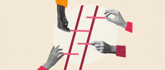 hands, ladder