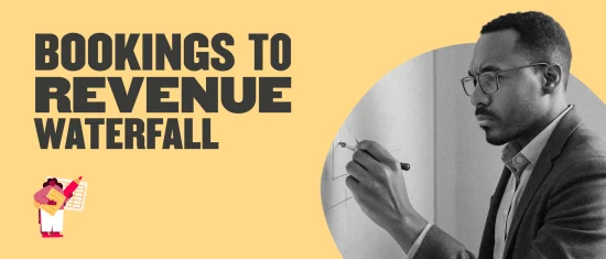 Bookings to Revenue Waterfall Template