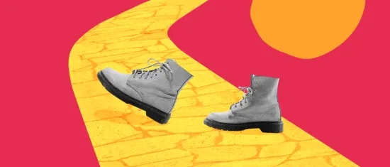 boots, colorful-background