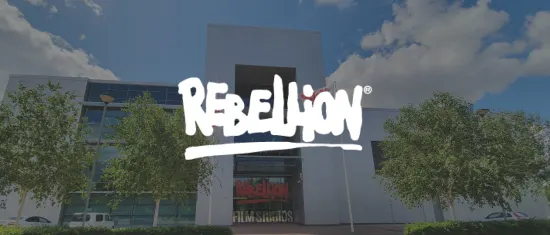rebellion-films-studios-building, modern-architecture-green-landscaping