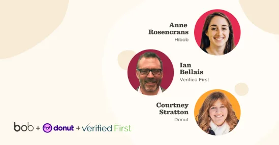 bob+donut+VerifiedFirst, TeamMembersAnneRosencransIanBellaisCourtneyStratton