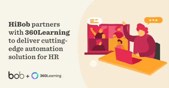 HiBob, 360Learning, partnership, HRautomation