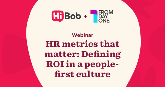 HiBob, FromDayOne, HRMetrics, Webinar