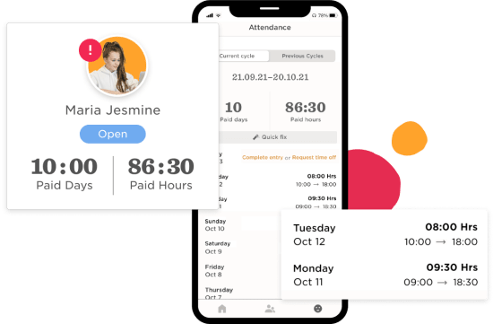 Flexible time tracking