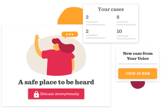 safe place to be heard, discuss anonymously