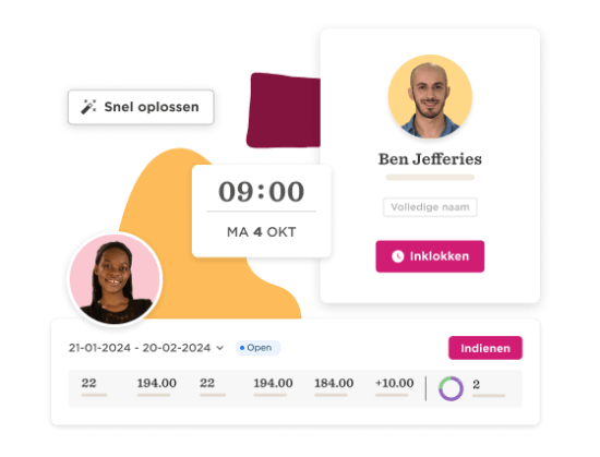 "time-scheduling interface with user profiles, time slots, and login button; includes colorful design elements", "user avatar, appointment times, and login prompt"