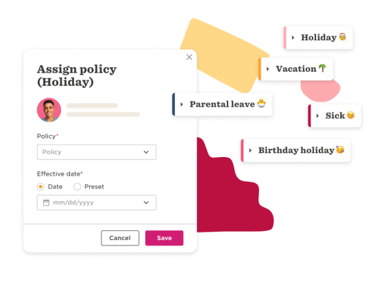 assign-policy-holiday-interface, holiday-types-options