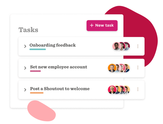 tasks, employee onboarding