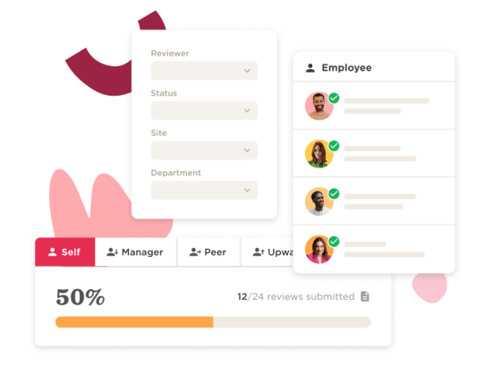 self-review-dashboard, employee-rating-interface