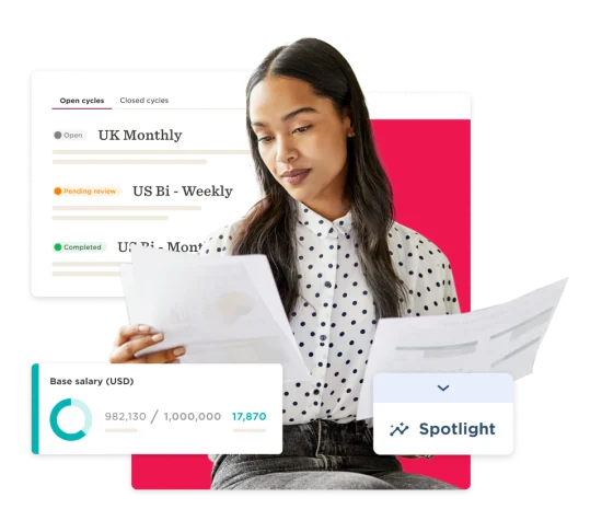 document review, salary breakdown analysis
