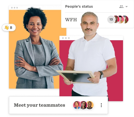 diverse team members, visual collaboration, remote work context
