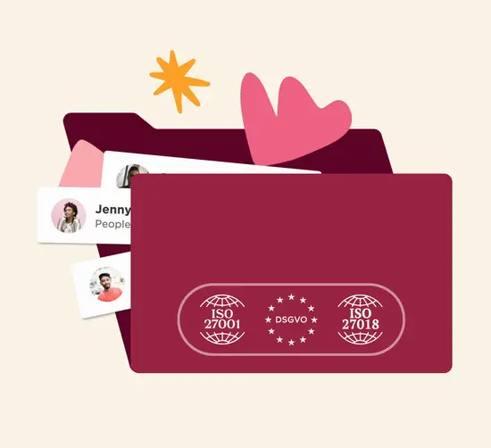 folder, certifications, data, privacy, ISO, DSGVO