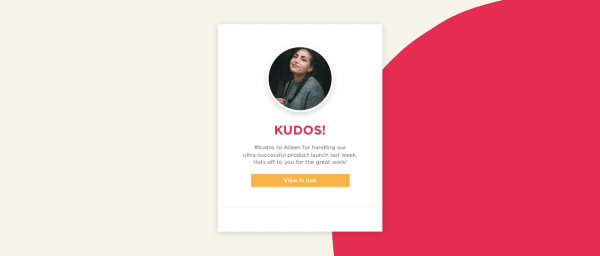 kudos-message, celebrating-successful-launch