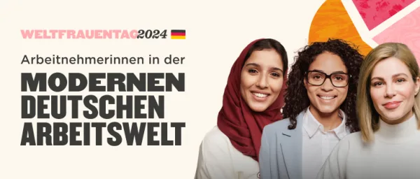 WELT FRAUENTAG 2024 German women in modern workforce with diverse styles and impactful message of empowerment., women, diversity