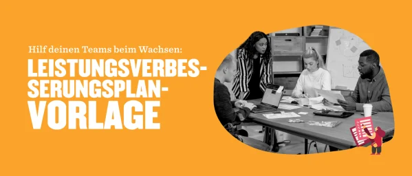 collaborative team discussion with documents, graphic design featuring a checklist and vibrant orange background