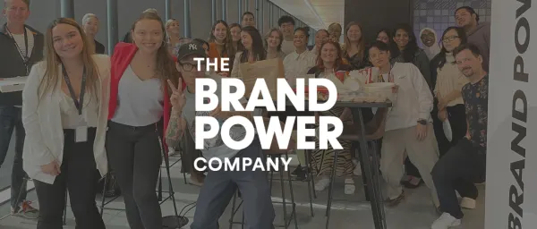 team celebration, diverse group, brand power company