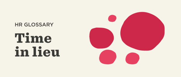 HR glossary graphic featuring 