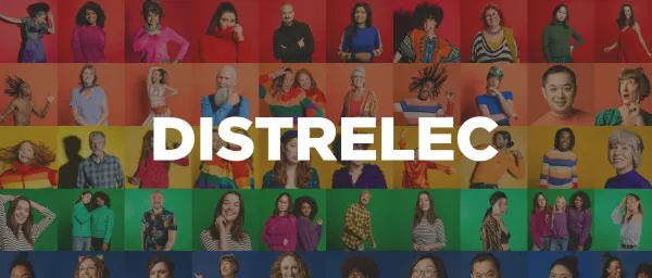 diverse group of people in vibrant colors with 