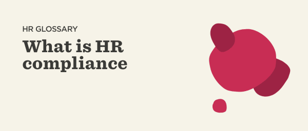 HR glossary with a bold title 