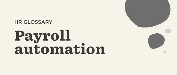 HR glossary featuring the term 