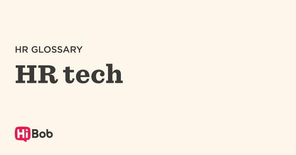 HR glossary featuring the term 