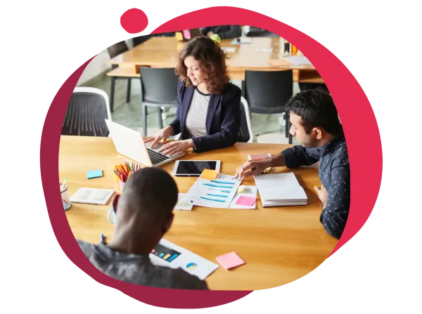 team meeting, collaborative workspace