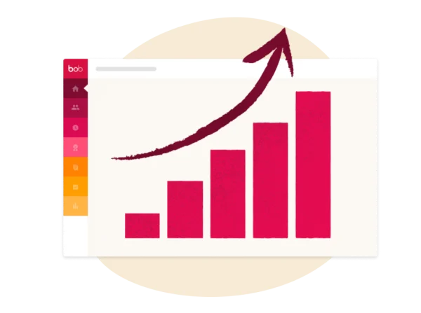 bar graph, growth trend