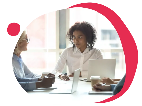 business meeting, diverse professionals, collaborative discussion